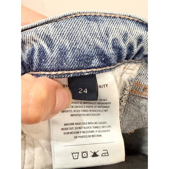 Citizens Of Humanity Vidia Mid Rise Bootcut Ankle Jeans Saga Blue Womens Size 24 - Picture 5 of 6